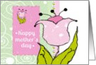 Happy Mother’s Day Cheery Pastel Tulips and Swirls card