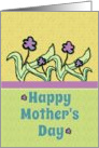 Happy Mother’s Day Cheerful Flowers card