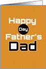 Happy Father’s Day Dad Bold and Simple card