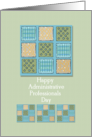 Happy Administrative Professionals Day Patchwork card