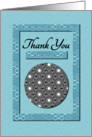 Thank You Colorful Patterns card