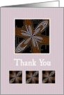 Thank You Framed Abstract Starfish card