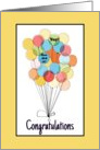 Congratulations Yay You did it Colorful Balloons card