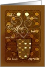 Let’s Do Coffee Invitation Coffee Cup and Seven Ways to have Coffee card
