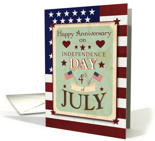Happy Anniversary on 4th of July Independence Day Stars... (1238740)