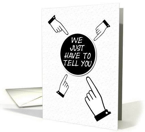 Boss's Day From Group You the Boss Funny Pointing Fingers card