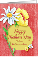 Happy Mother’s Day to Future Mother-in-Law Pretty Watercolor Flowers card