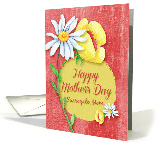 Happy Mother's Day to Surrogate Mom Pretty Watercolor... (1476094)