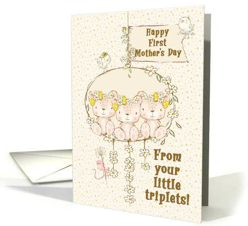 Happy First Mother's Day From Triplet Daughters Teddy... (1566970)