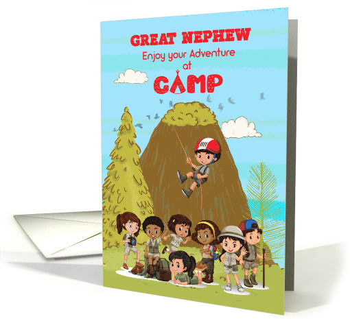 Thinking of you at Summer Camp to Great Nephew Camp Kids... (1570534)