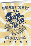 Congratulations Graduate to Great Granddaughter Whimsical Word Art card