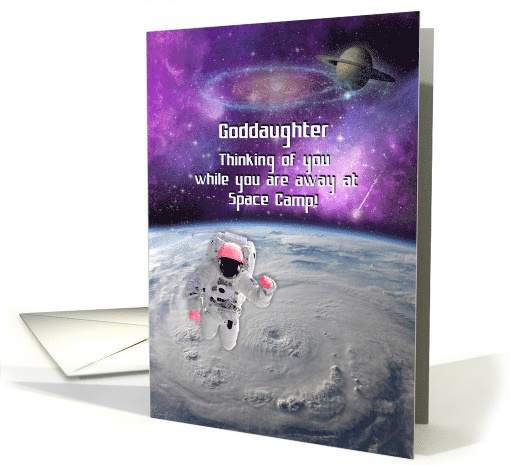 Thinking of You While Away at Space Camp to Goddaughter card (1573740)