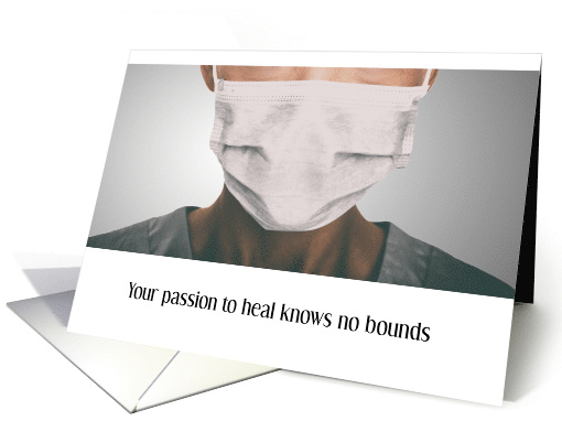 Thank You to Doctor for Caring During Covid-19/Coronavirus card