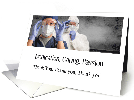 Thank You to Medical Staff During Covid-19/Coronavirus card (1610354)