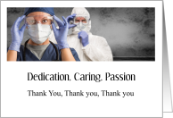 Thank You to Medical Staff During Covid-19/Coronavirus card