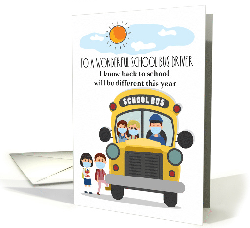 Encouragement to School Bus Driver During Covid 19 School... (1634364)