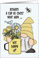 Have a Happy Day Cup of Cheer from Cute Gnome card
