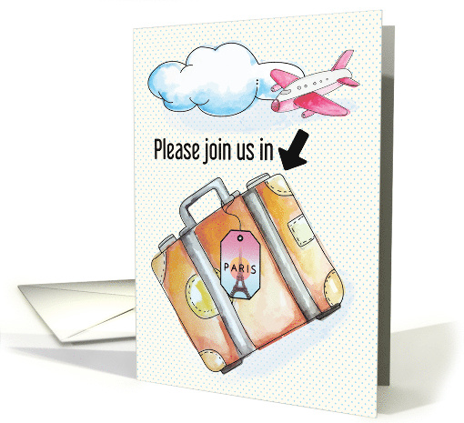 Paris Invitation Please Join Us in Getaway in Paris card (1691354)