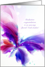 Special Needs Student Graduation Congratulations Pretty Butterfly card