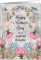 Daughter Mother’s Day Beautiful and Colorful Flower Garden card