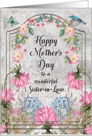 Sister in Law Mother’s Day Beautiful and Colorful Flower Garden card