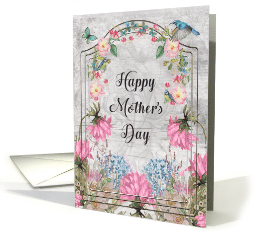 Mother's Day Beautiful and Colorful Flower Garden card (1730384)