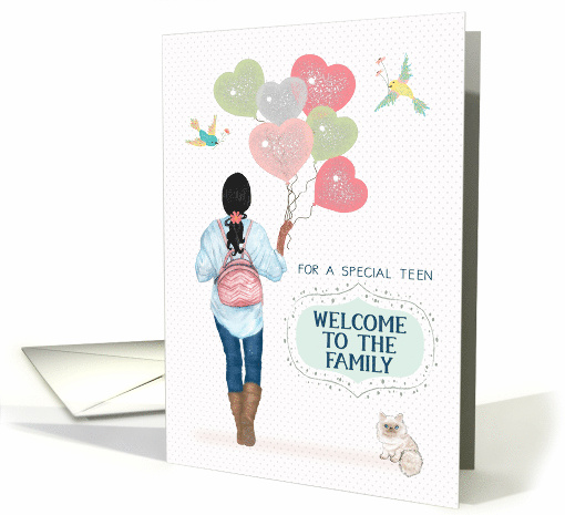 Teen Girl Adoption Welcome to the Family African American... (1763692)