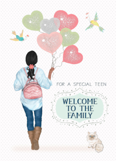 Teen Girl Adoption Welcome to the Family African American Teen Girl
