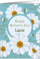 Mother’s Day Custom Name Bright and Bold Daisies card