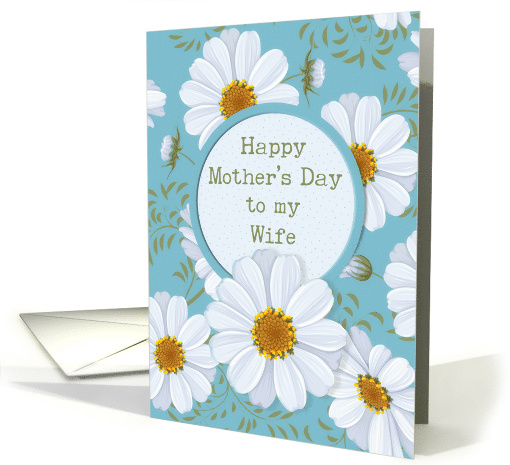 Wife Mother's Day Bright and Bold Daisies card (1766180)