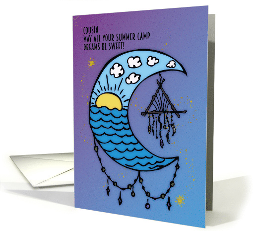 Cousin Thinking of You at Summer Camp Dreamcatcher card (1776746)