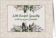 Godmother Sympathy Soft and Feminine Floral Sprays card