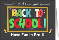 Back to School Fun School Patterns card