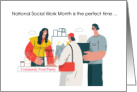 Food Pantry Thanks during National Social Work Month card