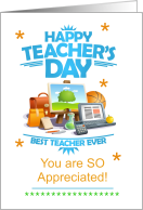 To Any Teacher Teacher’s Appreciation Day Word Art card