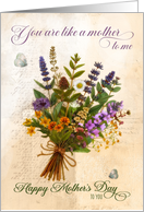 Like a Mother to Me Mothers Day Beautiful Herbal Floral Bouquet