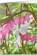 Fairy with Bleeding Hearts Blank Note Card