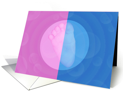 A Gender Reveal Party Invitation card (832223)