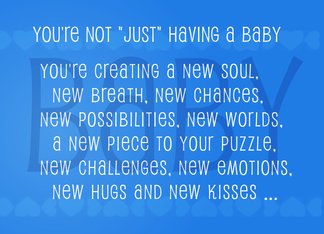 Blue New Baby Boy...