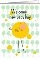 Welcome New Baby Boy...