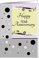 Happy Anniversary Custom Personalized Year card