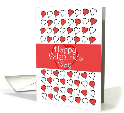 Happy Valentine's Day Lots of Hearts card (893387)