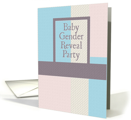 Baby Gender Reveal Party Invitation card (909141)
