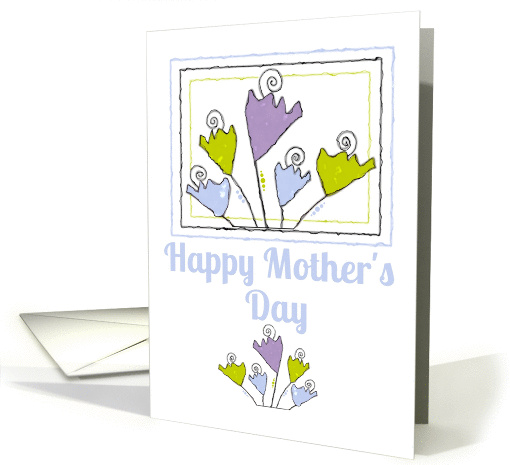 Happy Mother's Day Cheery Pastel Tulips card (911739)