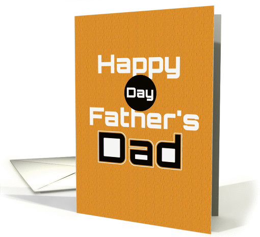 Happy Father's Day Dad Bold and Simple card (914636)