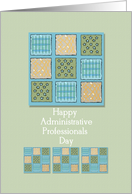 Happy Administrative Professionals Day Patchwork card