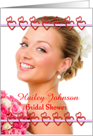 Bridal Shower Invitation Photo Card Customize Text card