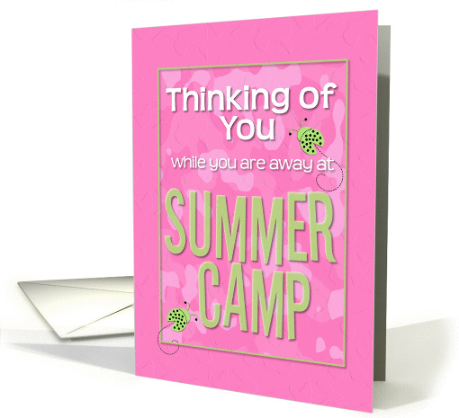 Thinking of You While You Are Away at Summer Camp Pink... (942439)