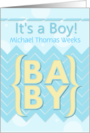 It's a Boy Baby...