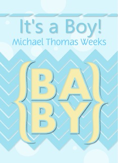 It's a Boy Baby...